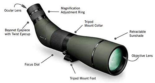 Vortex Optics Viper HD Spotting Scope 20-60x85 Angled