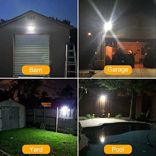 Aulanto Solar Motion Sensor Lights 85LEDs 2000Lumens Solar Flood Lights Outdoor, Waterproof & 9.8ft Cable for Indoor and Outdoor, Outdoor Solar Security Lights for Yard, Garage, Garden, Patio (3pack)