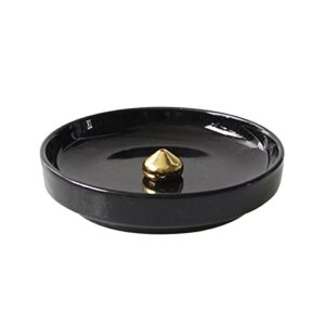 jisader round cone plate,ceramic buddha furnace burner holder for patio,living rooms,garden terraces outdoor
