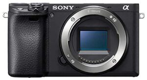 sony alpha a6400 mirrorless camera: compact aps-c interchangeable lens digital camera with real-time eye auto focus, 4k video & flip up touchscreen – e mount compatible cameras – ilce-6400/b body