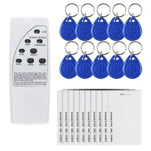 handheld rfid id card copier, 125khz em4305 rfid proximity id card reader/writer/duplicator, 10pcs writable 125khz rfid key fob+10pcs contactless 125khz rfid proximity smart card