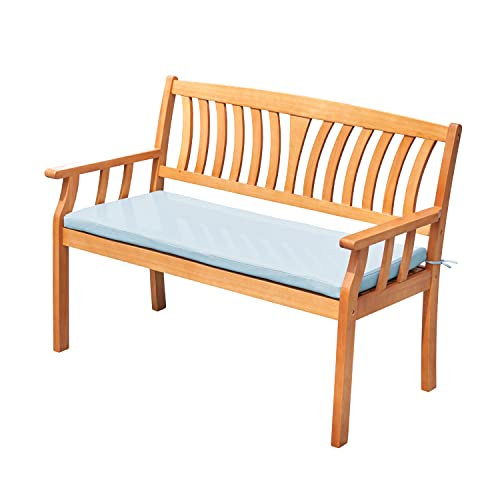 VIFAH V1963 Kapalua Honey Nautical Eucalyptus Wooden Outdoor Garden Bench