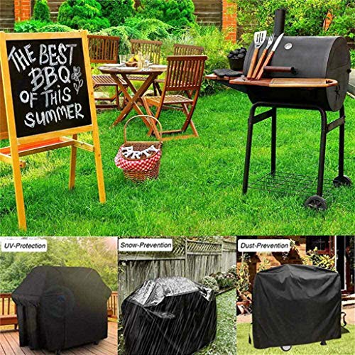 APURK Outdoor Garden Protective with Waterproof Cover Dust-Proof Grill and Barbecue Kitchen，Dining & Bar Us Grill (Black, One Size)