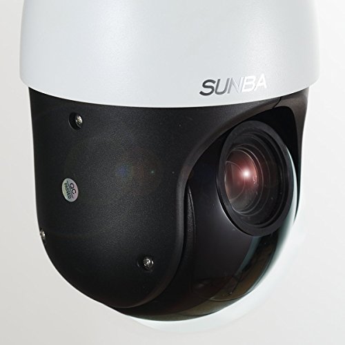 SUNBA Outdoor PTZ Camera, 22X Optical Zoom, 960H Analog High Speed CCTV Security Dome Camera, up to 328ft Night Vision with RS485 Control (405-22X)