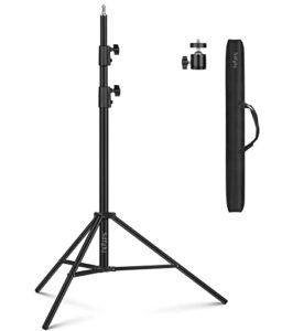heavy duty 9.2 feet/110” light photography tripod stand, sdfghj aluminum spring cushioned lighting stand with carry bag for relfectors portrait, softboxes, umbrellas, backgrounds, flash, 280cm