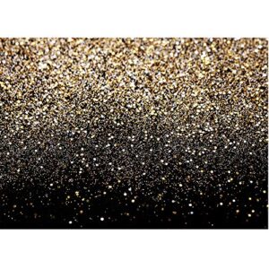 sjoloon black and gold backdrop golden spots backdrop vinyl photography backdrop vintage astract background for family birthday party newborn studio props 11547(8x6ft)