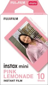 fujifilm instax mini pink lemonade film – 10 exposures