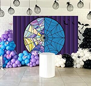 Wednesday Party Backdrop 70.8 x 43.3 Inch Wednesday Photography Background for Wednesday Party Decorations Wednesday Birthday Party Decorations