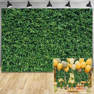 msocio 8x6ft durable polyester fabric spring greenery leaves grass nature photography backdrop for birthday wedding safari dinosaur baby shower party decorations background portrait photo booth