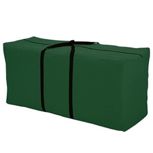 orqihod outdoor cushion covers and storage bag, 68”x30“x20”extra large patio furniture seat cushions carrying bag, green, waterproof