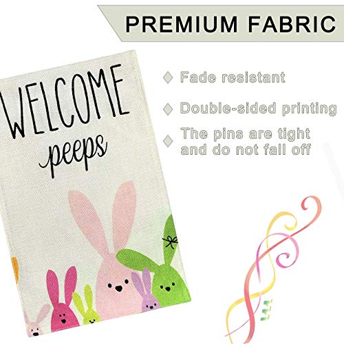 Easter Garden Flag Easter Flag Easter Garden Flags 12x18 Double Sided Easter Flags Garden Easter Flag Garden Easter Garden Flags Easter Spring Garden Flag Easter Garden Flag Double Sided Easter