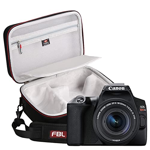 FBLFOBELI Hard Travel Carrying Case For Canon EOS Rebel T7 DSLR Camera with 18-55mm Lens, Camera Protective Waterproof Storage Bag