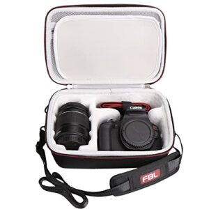 FBLFOBELI Hard Travel Carrying Case For Canon EOS Rebel T7 DSLR Camera with 18-55mm Lens, Camera Protective Waterproof Storage Bag