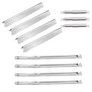 walbzs grill replacement parts for charbroil advantage series 4 burner 463344116 466344116 g4328m00w g3610003w1 gas grills repair kit stainless steel burner tube, heat plate,adjustable crossover tube
