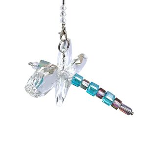 Dragonfly Gift - Crystal Dragonfly - Crystal Figurines- Car Charm - Rainbow Maker - Dragonfly Charm - Prism Suncatcher for Garden, Home, Car and Window Décor - Gifts for Mom - Gifts for Grandma