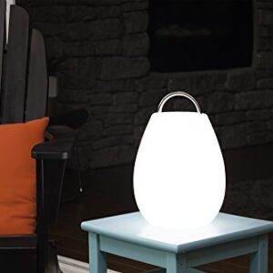 Allsop Home & Garden 31974 Nomad Indoor/Outdoor Lantern, White