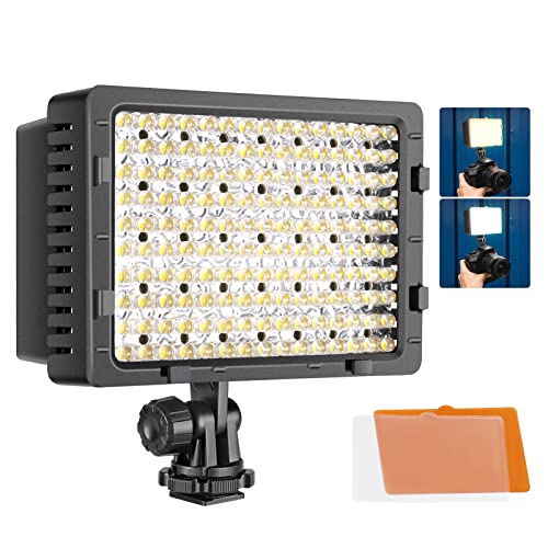 NEEWER® 160 LED CN-160 Dimmable Ultra High Power Panel Digital Camera / Camcorder Video Light, LED Light compatible with Canon, Nikon, Pentax, Panasonic,SONY, Samsung and Olympus Digital SLR Cameras