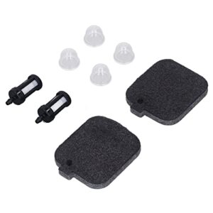 zerodis blower accessories, fine filtering high reliability air fuel filter primer bulb kit abs sponge for garden tool