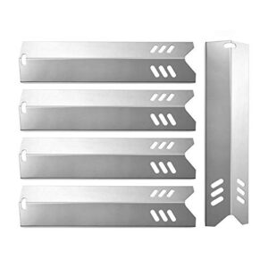 shinestar 15” grill heat plate, grill replacement part for dyna-glo, backyard & uniflame grill, dgf510sbp, dgf493bnp, by15-101-001-02, by13-101-001-13, stainless steel, 5-pack, 15″ x 3-13/16″