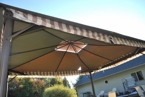 Garden Winds Replacement Canopy Top Cover for Living Home 10 x 12 Gazebo - Riplock 350 - Beige