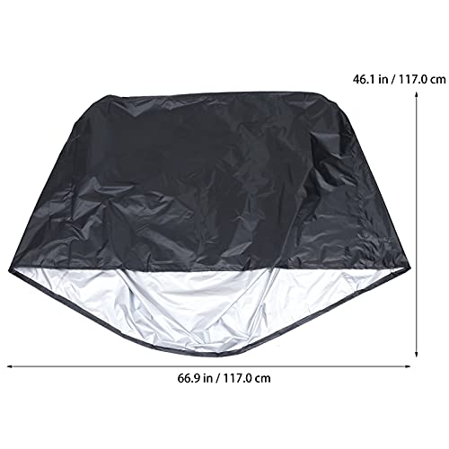 BESPORTBLE Outdoor BBQ Cover Square Shape Polyester Barbecue Oven Cover Grill Cover Garden Grill Cover