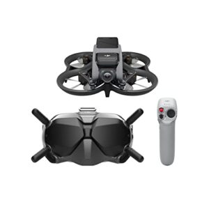 dji avata fly smart combo (dji fpv goggles v2) – first-person view drone uav quadcopter with 4k stabilized video, super-wide 155° fov, built-in propeller guard, hd low-latency transmission