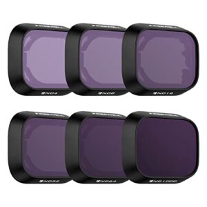 freewell all day – 6pack nd4, nd8, nd16, nd32, nd64, nd1000 filters compatible with mini 3 pro/mini 3