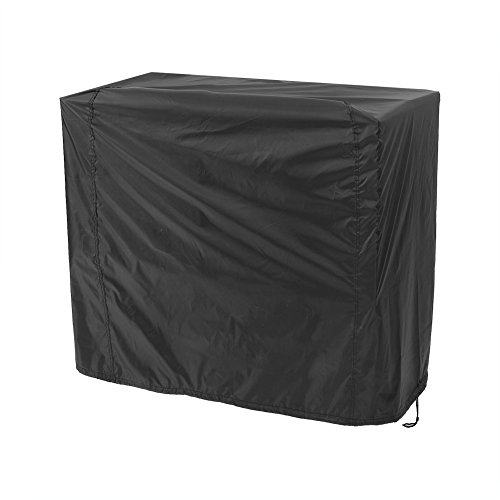 BBQ Cover, Asixx BBQ Cover, Waterproof BBQ Grill Cover or Outdoor Polyester Barbecue Covers, Garden Patio Grill Protector for Weber, Holland, Jenn Air, Brinkmann and Char Broil, Black(80x66x100cm)