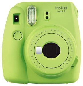 fujifilm instax mini 9 instant camera, lime green