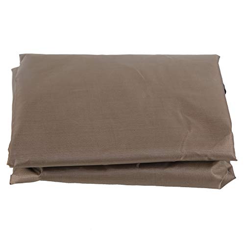 Swing Seat Cushion Cover Replacement, Waterproof Polyester Taffeta Fabric 3Seat Swing Chair Bench Cushion Cover Swing Hammock Protector for Garden Yard Park Outdoor 59.1x19.7x3.9in (Brown)