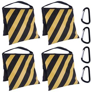 abccanopy sandbag photography weight bags for video stand,4 packs (yellow)