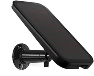 arlo solar panel – arlo certified accessory – charge select arlo cameras with the power of the sun, works with arlo pro, pro 2, go and security lights, black – vma4600