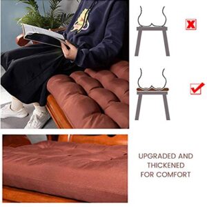 KRIDDR Home Sofa Bench Cushion 2 3 Seater Indoor Outdoor Bench Seat Cushion Garden Swing Chair Cushion Wooden Chair