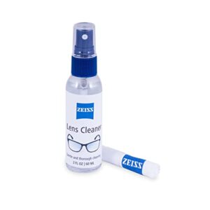 zeiss 2oz spray and microfiber lens cleaner care kit for coated lenses, binoculars, scopes, cameras, and glasses