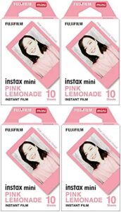 mini pink lemonade film, 10 exposures (4 boxes)