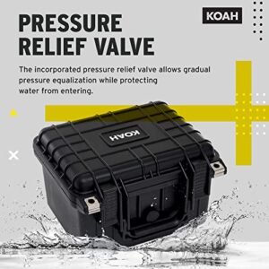 Knox Gear Koah Weatherproof Hard Case with Customizable Foam (10 x 9 x 7 Inch)