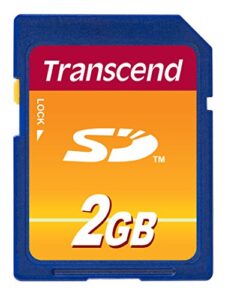 transcend 2 gb sd flash memory card (ts2gsdc)