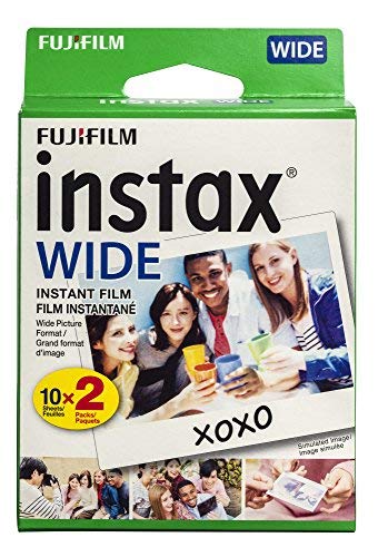 Fujifilm Instax Wide Film for Fuji Instax Wide Camera & Printer (5 Pack) (5 Items)