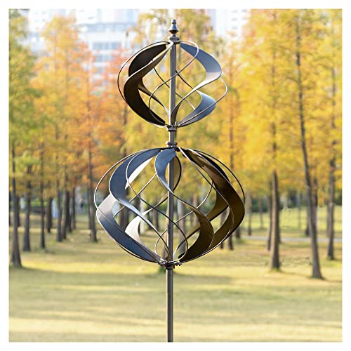 WinWindSpinner, Kinetic Metal Wind Spinner - Large Outdoor Metal Wind Spinners for Yard Garden, Windmills Lawn Ornament Décor for Lawn Patio (84 Inch)