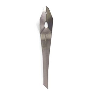nisaku njp1117 0.5″ blade stainless steel silicon scraper, silver