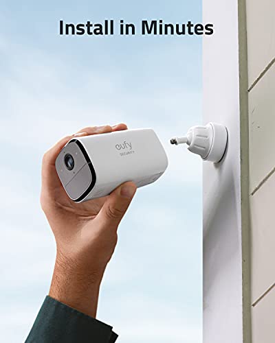 eufy security, SoloCam E40, Outdoor Security Camera, Advanced AI Person-Detection, Two-Way Audio, 2K Resolution, 2.4 GHz Wi-Fi Only, IP65 Weatherproof, No Monthly Fee