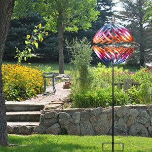 WONDER GARDEN 6.5FT Wind Spinner Metal Wind Sculpture Large Wind Spinners for Outdoor Garden Yard Lawn