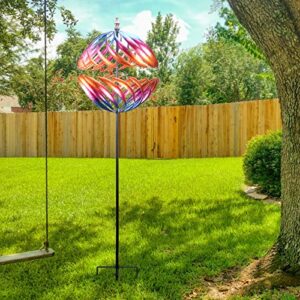 WONDER GARDEN 6.5FT Wind Spinner Metal Wind Sculpture Large Wind Spinners for Outdoor Garden Yard Lawn