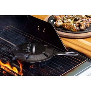 Lodge L3SMSK 6.5" Cast Iron Smoker Skillet, Black