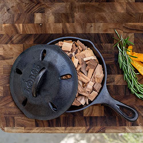 Lodge L3SMSK 6.5" Cast Iron Smoker Skillet, Black