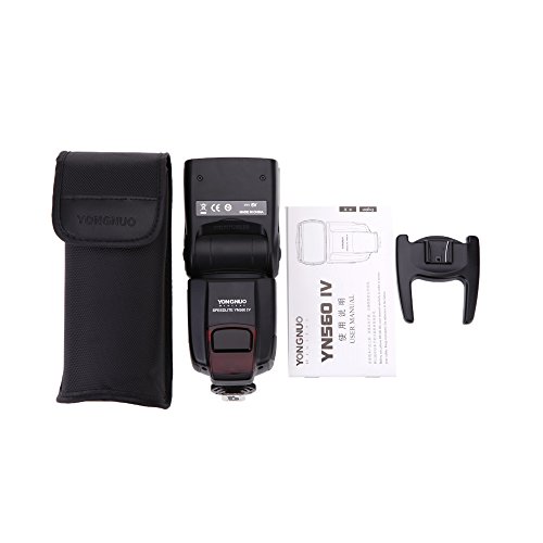 Yongnuo YN-560IV(560III upgrade version,a Combination of YN-560 III and YN560-TX all functions) 2.4G Wireless Flash Speedlite Trigger Controller for Canon Nikon Olympus Pentax