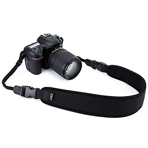 DSLR Camera Neck Strap, Soft Neoprene Shoulder Belt for Canon EOS R5 R6 5D Mark IV 6D Mark II SL3 SL2 T8i T7 T7i 90D 80D Nikon D6 D5 DF D850 D810 D780 D7500 D5600 D3500 Sony A1 A99II,etc