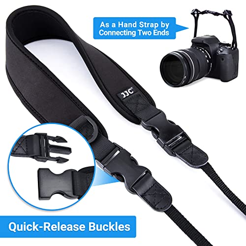 DSLR Camera Neck Strap, Soft Neoprene Shoulder Belt for Canon EOS R5 R6 5D Mark IV 6D Mark II SL3 SL2 T8i T7 T7i 90D 80D Nikon D6 D5 DF D850 D810 D780 D7500 D5600 D3500 Sony A1 A99II,etc