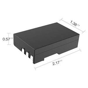 EN-EL9 EN EL9a Battery Pack, LP 2-Pack Rechargeable Li-Ion Battery Set, Replacement Battery Compatible with Nikon D40, D40X, D60, D3000, D5000 Cameras