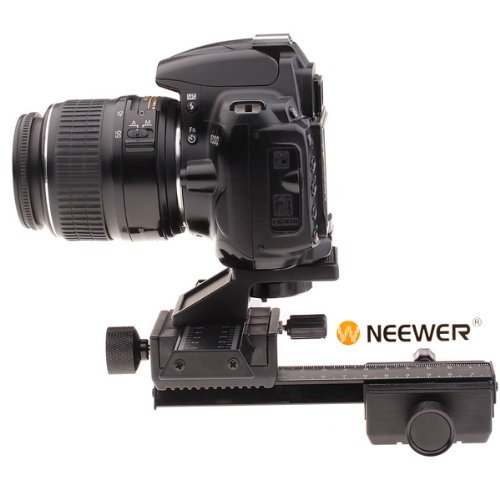 Neewer Pro 4-Way Macro Focusing Focus Rail Slider/Close-Up Shooting for Canon Nikon, Pentax, Olympus, Sony, Samsung and Other Digital SLR Camera and DC with Standard 1/4-Inch Screw Hole